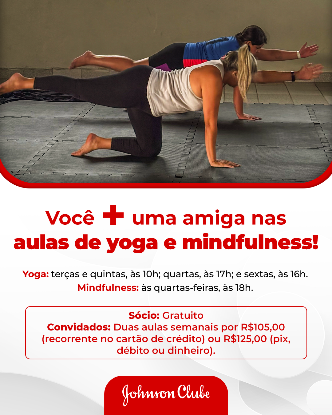 Aulas de Yoga e Mind Fulness